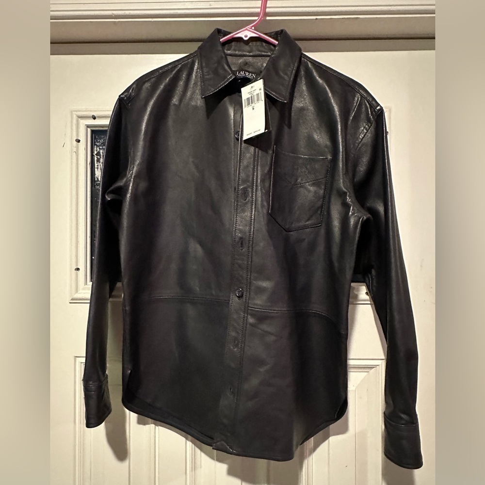 New Ralph Lauren leather shirt